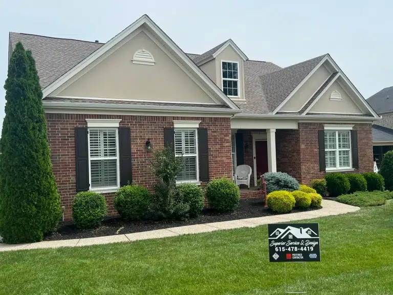 Beautiful suburban home roofing in Franklin, TN - Anchor Roofing